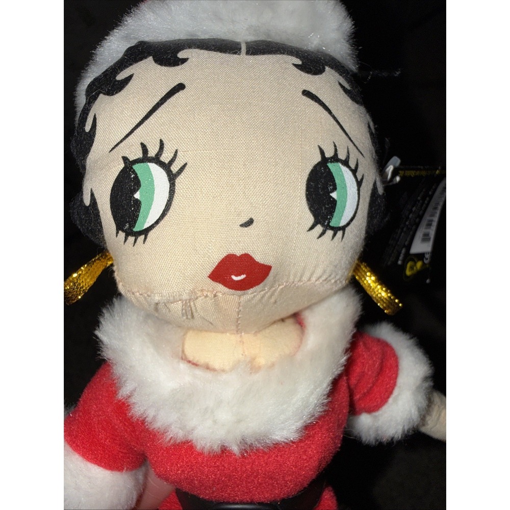 Santa‎ Betty Betty Boop Stuffed Doll KellyToy 12"w/Tags 1999 - Picture 5 of 6
